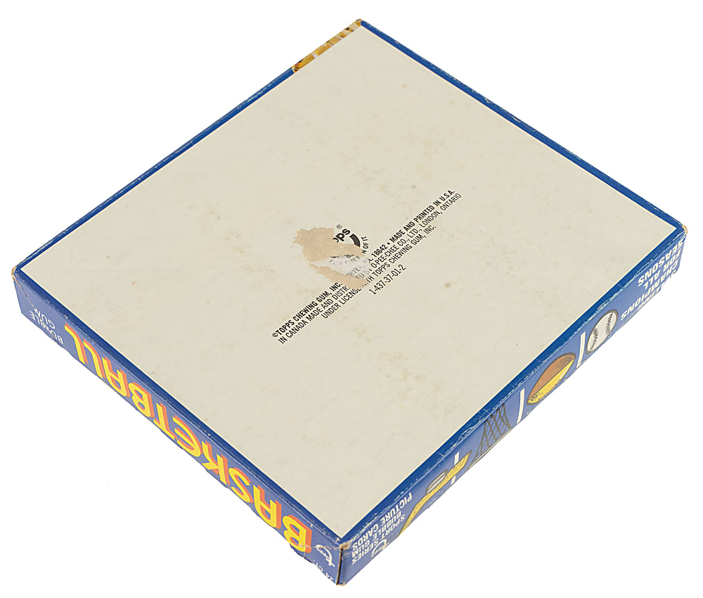1972-1973 Topps Basketball Display Box