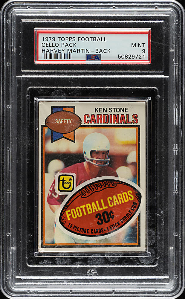 1979 Topps Football Unopened Cello Pack PSA MINT 9