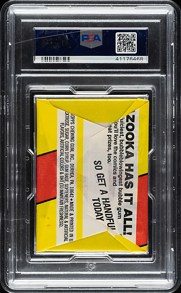 1981 Topps Football Unopened Wax Pack PSA MINT 9
