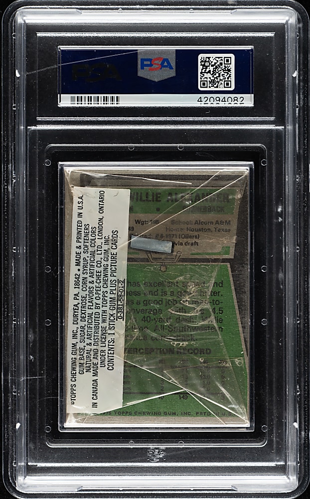 1975 Topps Football Unopened Cello Pack PSA MINT 9