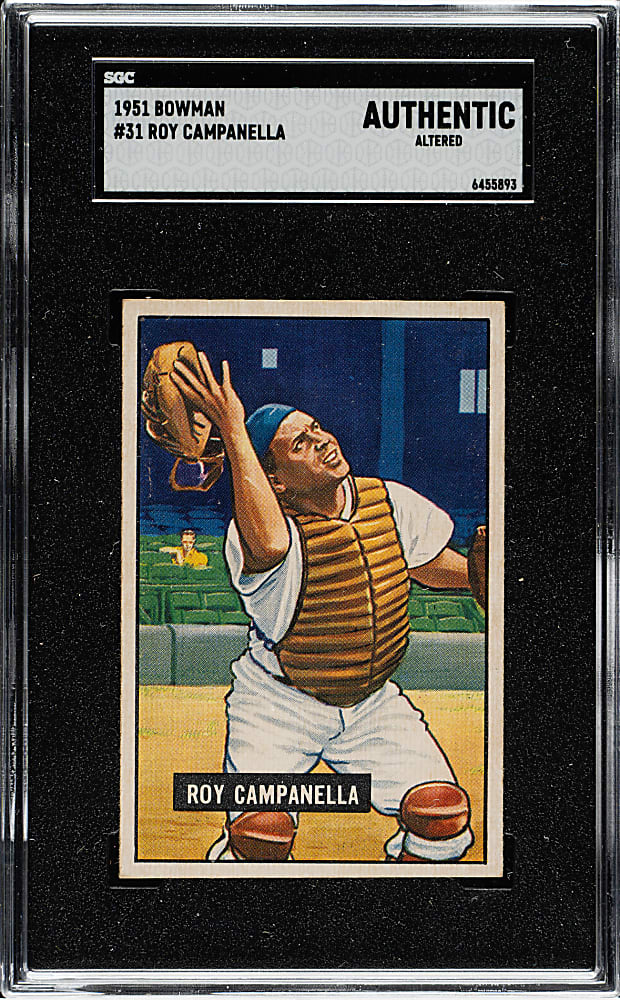 1951 Bowman #31 Roy Campanella SGC Authentic