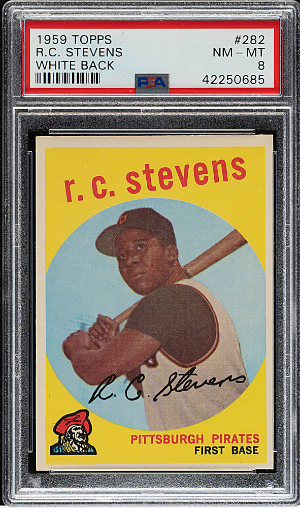 1959 Topps #282 R.C. Stevens PSA NM-MT 8