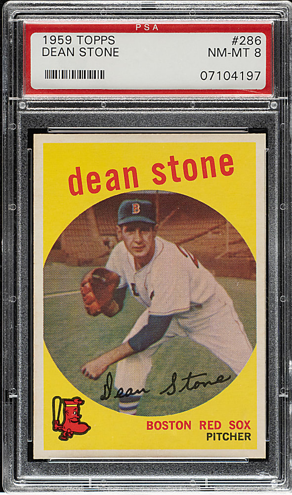 1959 Topps #286 Dean Stone PSA NM-MT 8