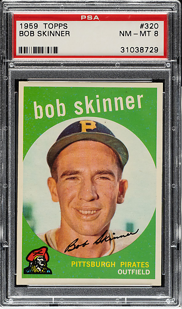 1959 Topps #320 Bob Skinner PSA NM-MT 8