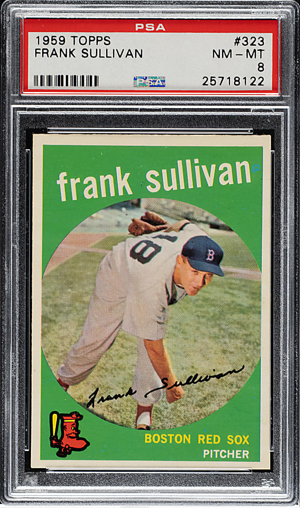 1959 Topps #323 Frank Sullivan PSA NM-MT 8