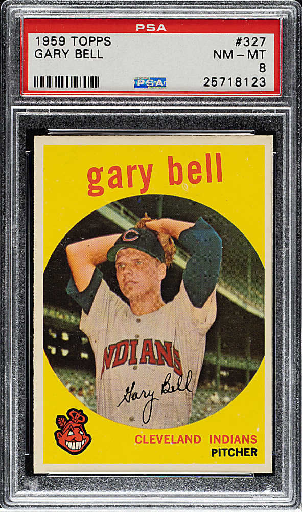 1959 Topps #327 Gary Bell PSA NM-MT 8