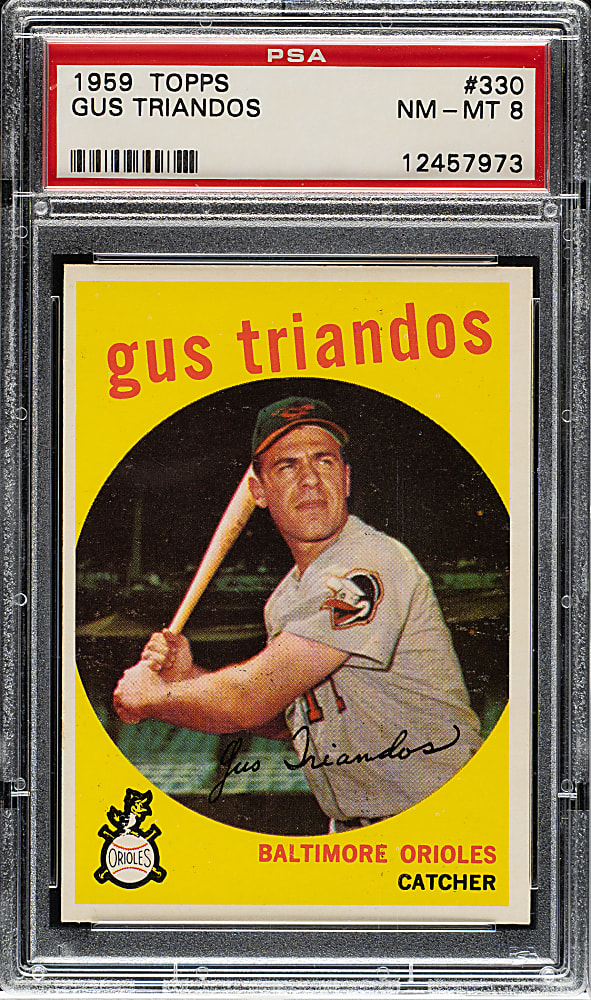 1959 Topps #330 Gus Triandos PSA NM-MT 8