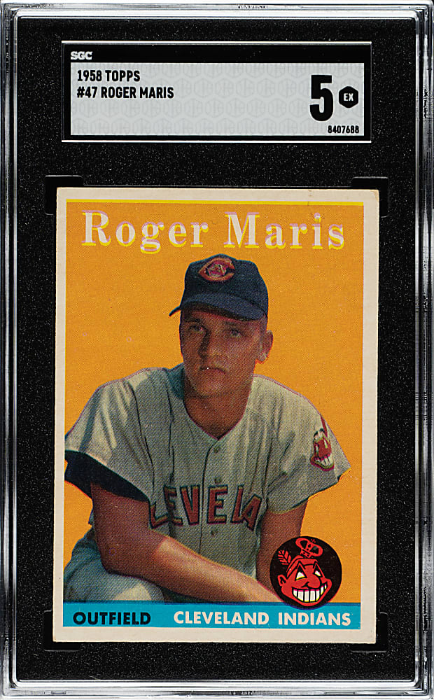 1958 Topps #47 Roger Maris Rookie SGC EX 5