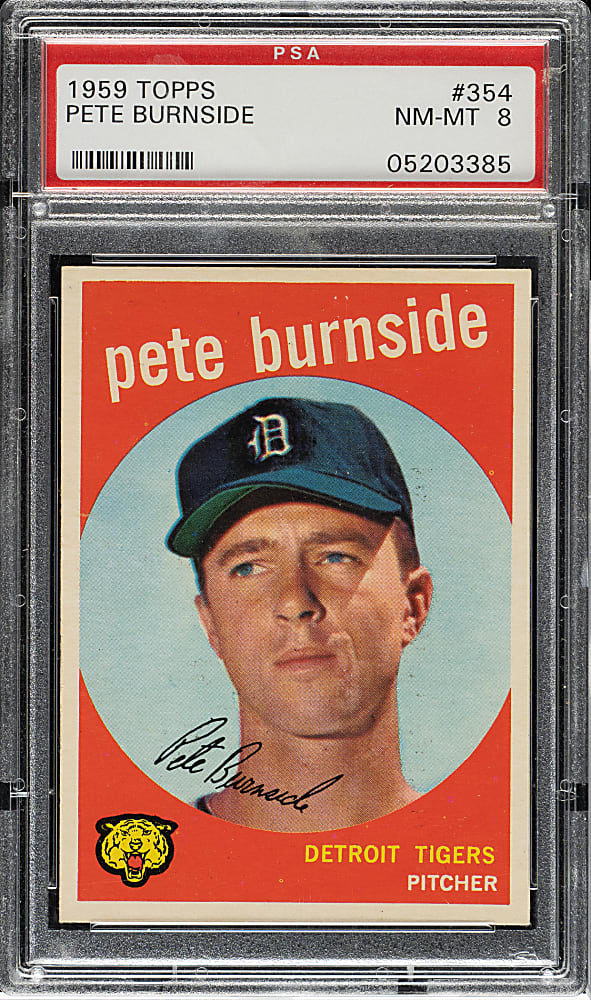 1959 Topps #354 Pete Burnside PSA NM-MT 8