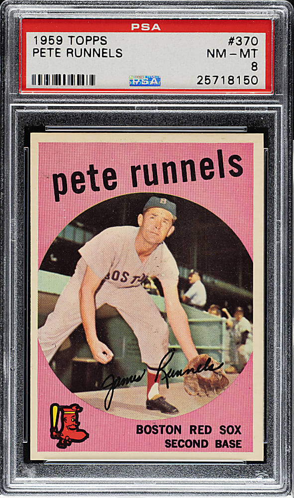 1959 Topps #370 Pete Runnels PSA NM-MT 8