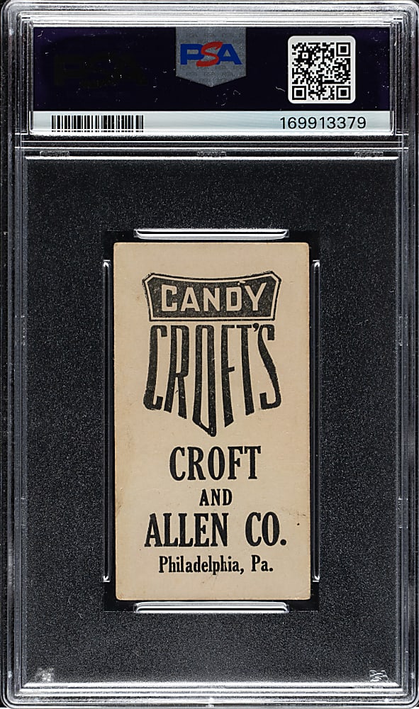 1909 E92 Croft's Candy Chief Bender White Cap PSA GOOD 2