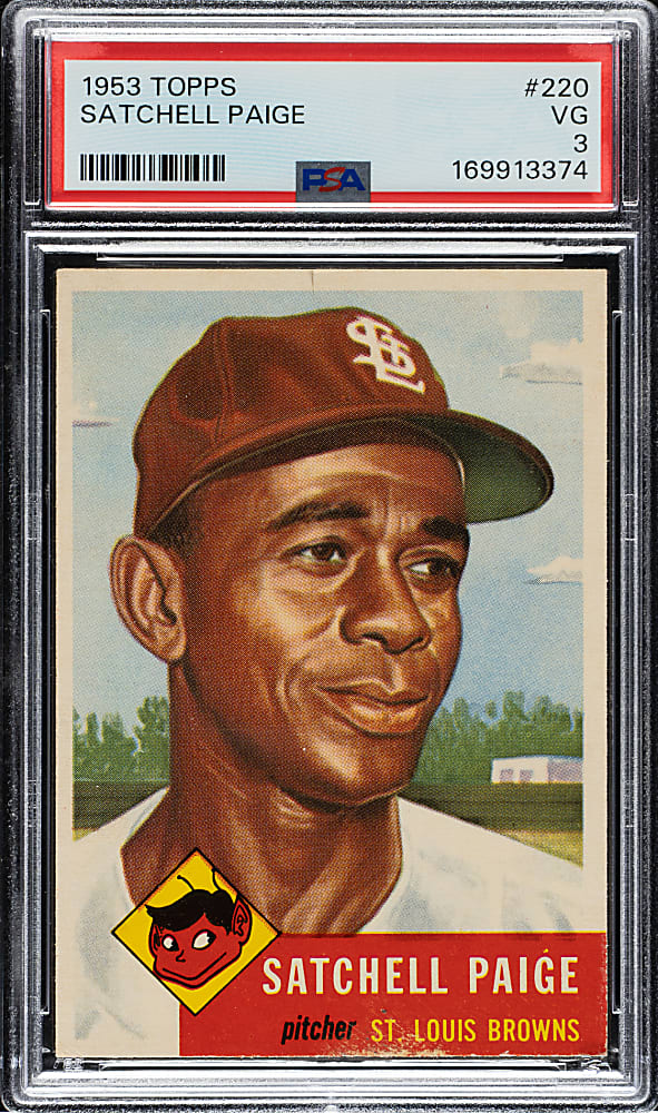 1953 Topps #220 Satchel Paige PSA VG 3