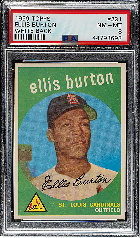 1959 Topps #231 Ellis Burton PSA NM-MT 8