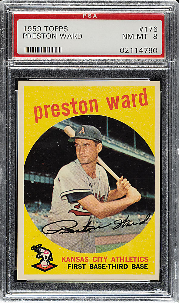 1959 Topps #176 Preston Ward PSA NM-MT 8