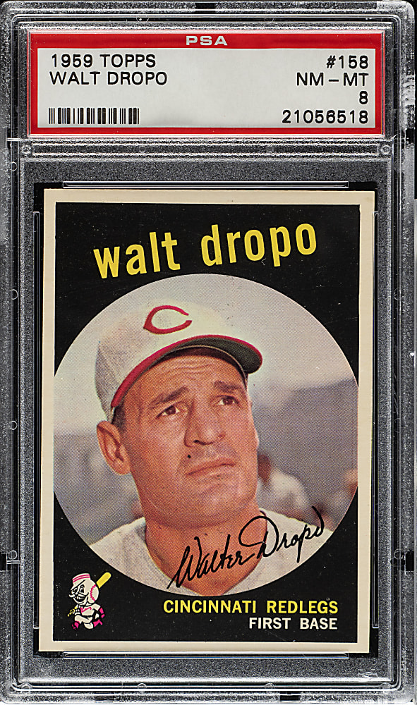 1959 Topps #158 Walt Dropo PSA NM-MT 8