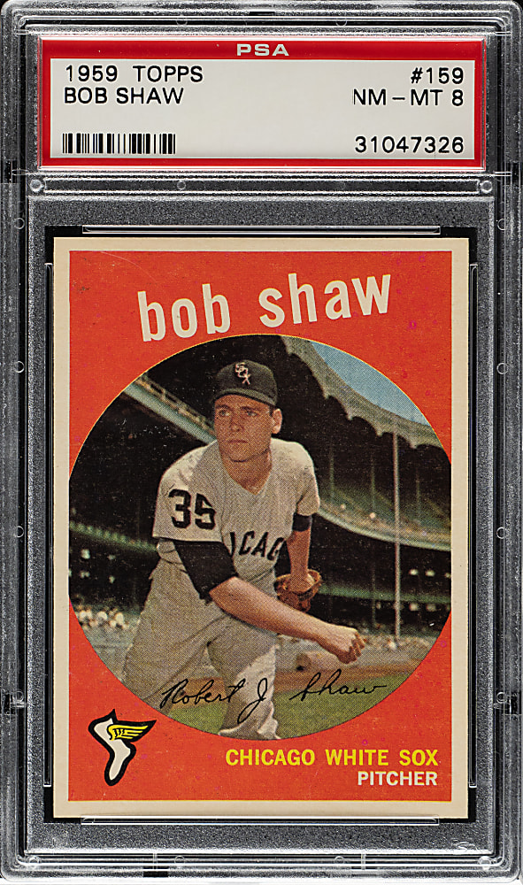 1959 Topps #159 Bob Shaw PSA NM-MT 8