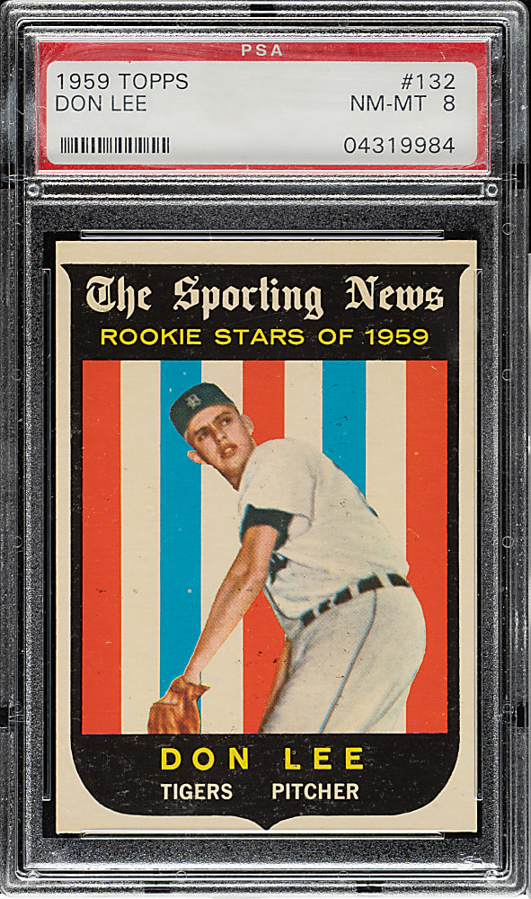 1959 Topps #132 Don Lee PSA NM-MT 8