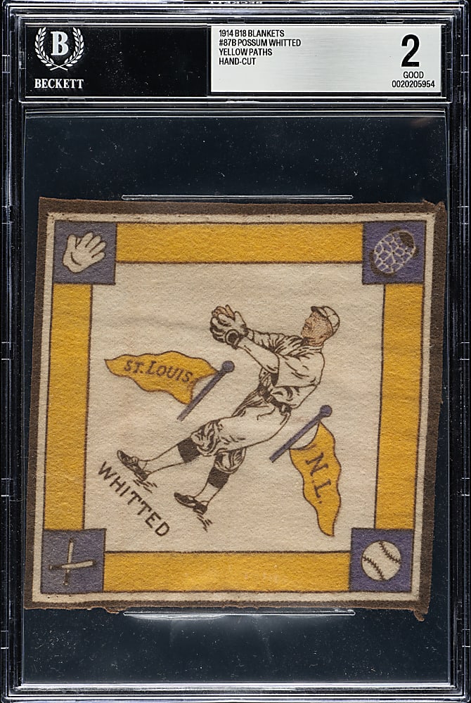 1914 B18 Blankets George Whitted Yellow Paths BGS GOOD 2