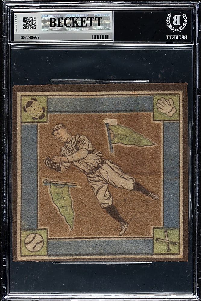 1914 B18 Blankets Les Mann Brown Infield BGS VG-EX+ 4.5