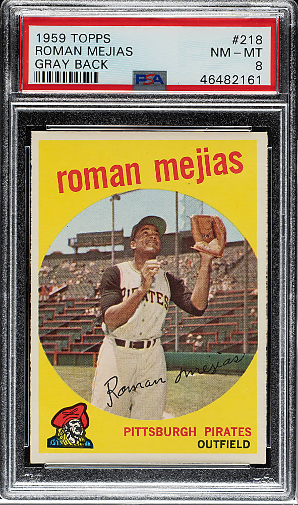 1959 Topps #218 Roman Mejias PSA NM-MT 8