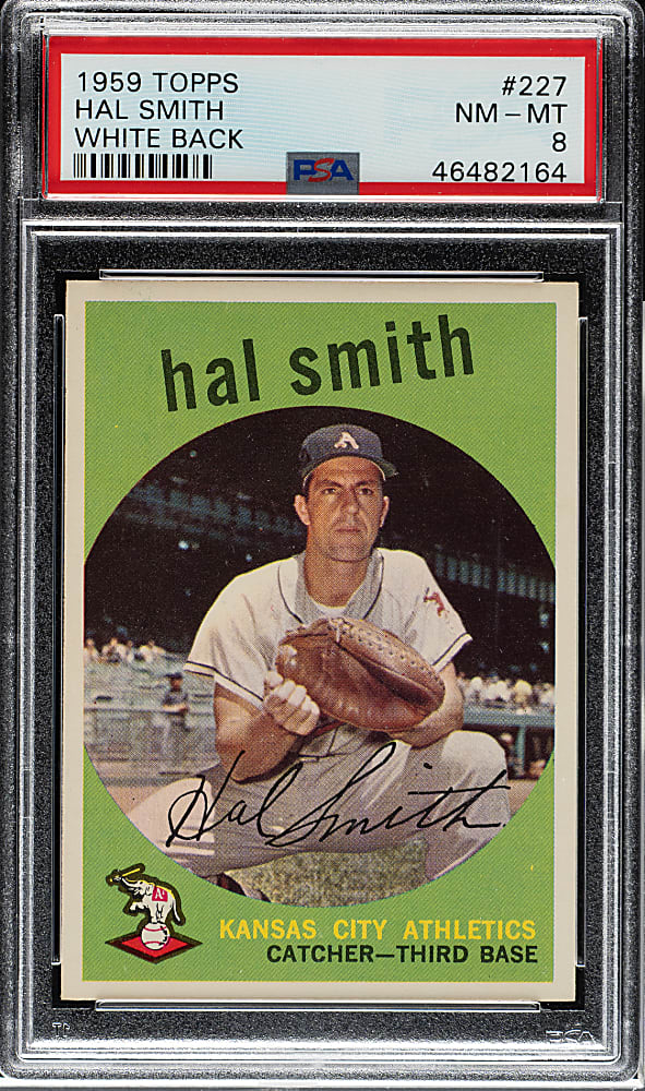 1959 Topps #227 Hal Smith PSA NM-MT 8