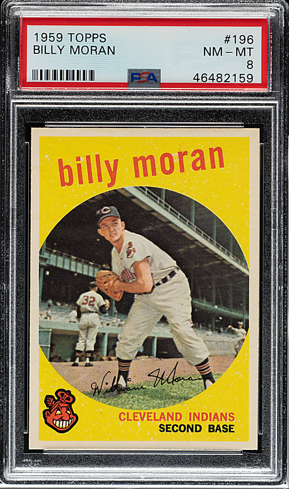 1959 Topps #196 Billy Moran PSA NM-MT 8