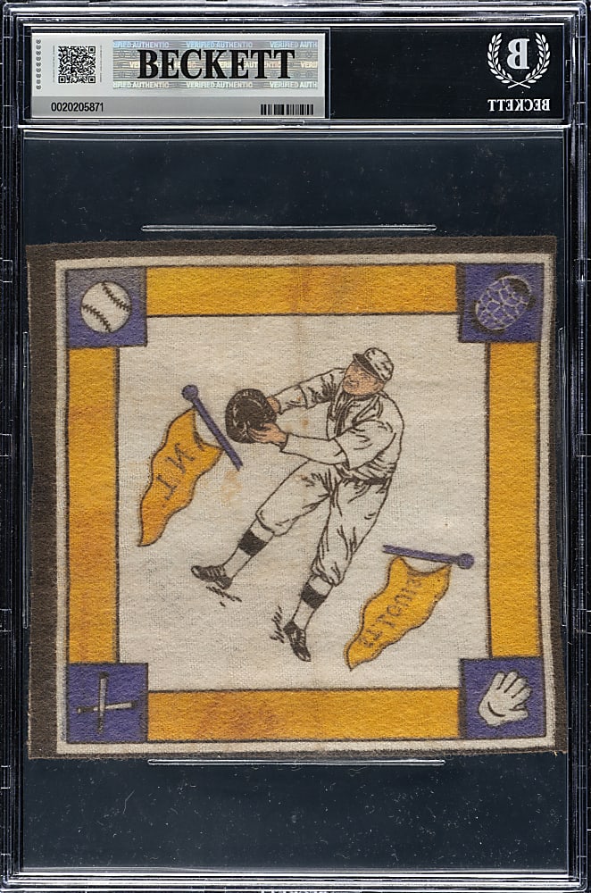 1914 B18 Blankets Dots Miller Yellow Paths BGS VG-EX 4