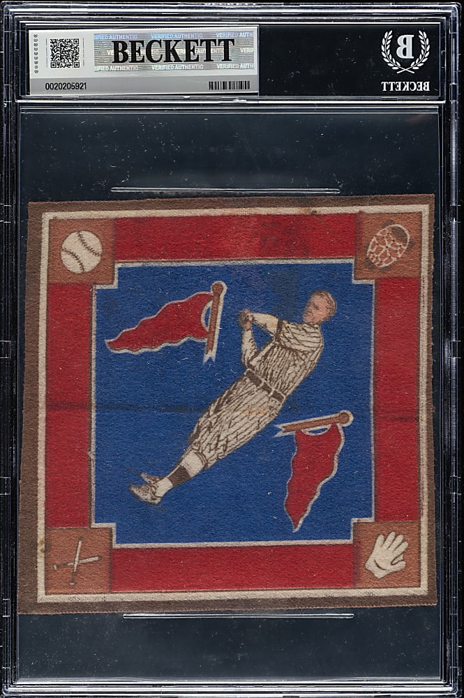 1914 B18 Blankets Casey Stengel Blue Infield BGS GOOD 2