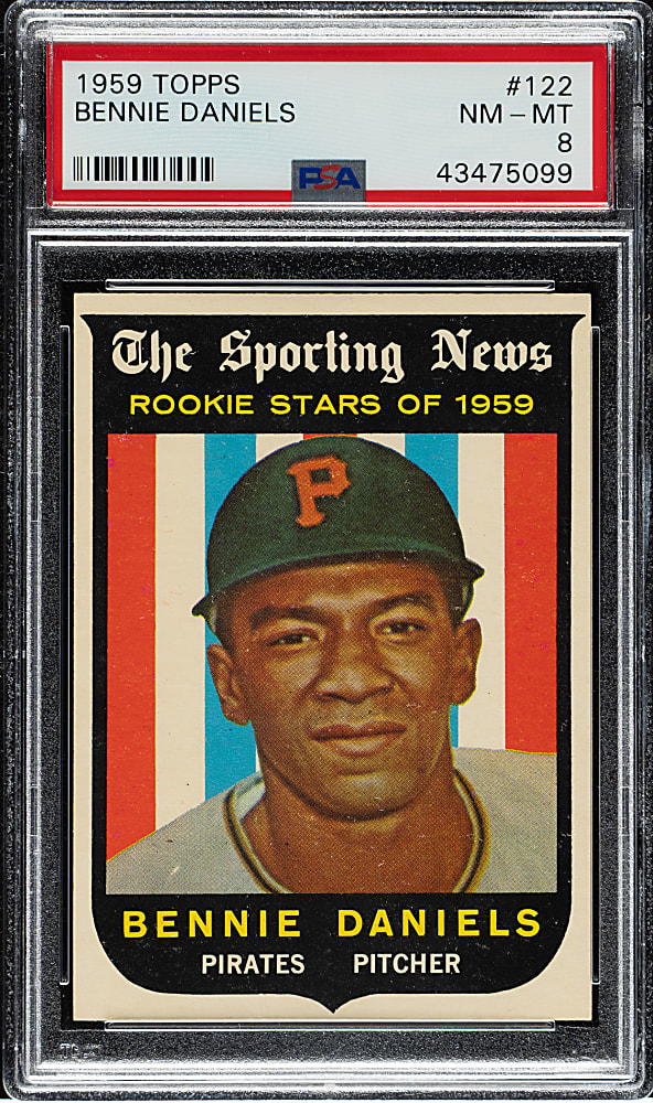 1959 Topps #122 Bennie Daniels PSA NM-MT 8
