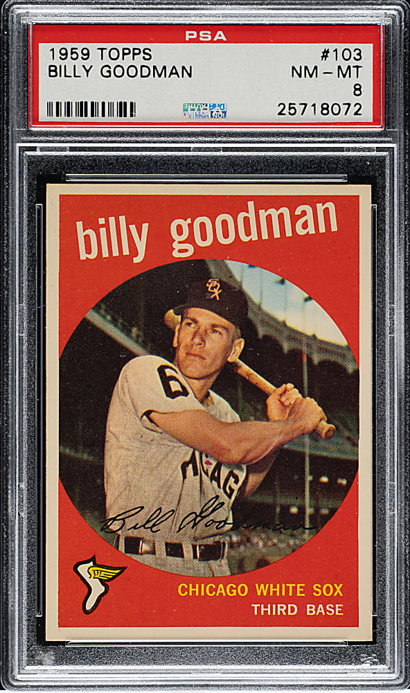 1959 Topps #103 Billy Goodman PSA NM-MT 8