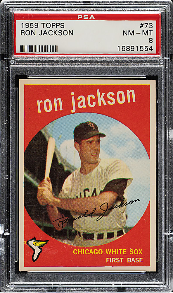 1959 Topps #73 Ron Jackson PSA NM-MT 8
