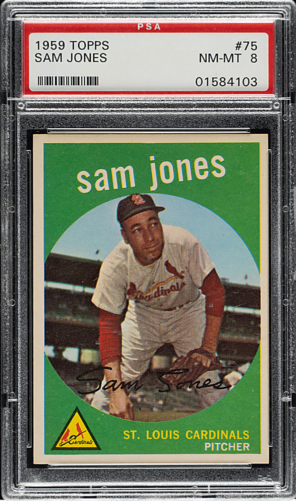 1959 Topps #75 Sam Jones PSA NM-MT 8