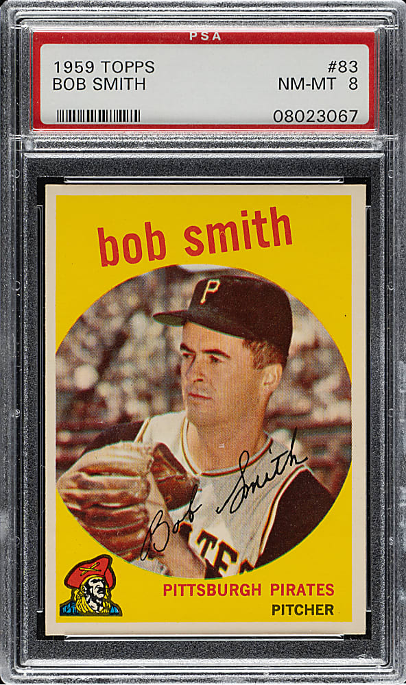 1959 Topps #83 Bob Smith PSA NM-MT 8