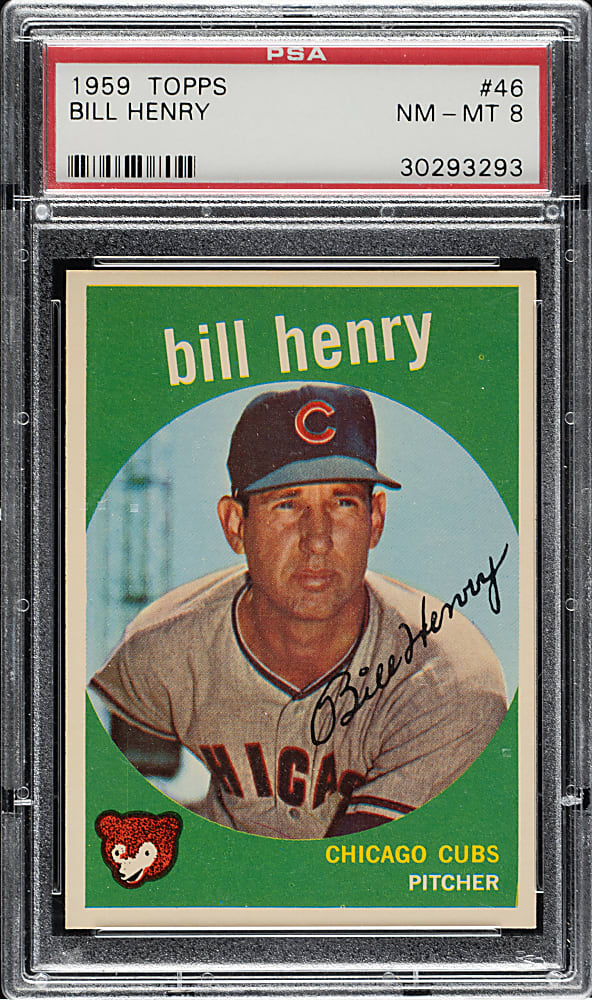 1959 Topps #46 Bill Henry PSA NM-MT 8