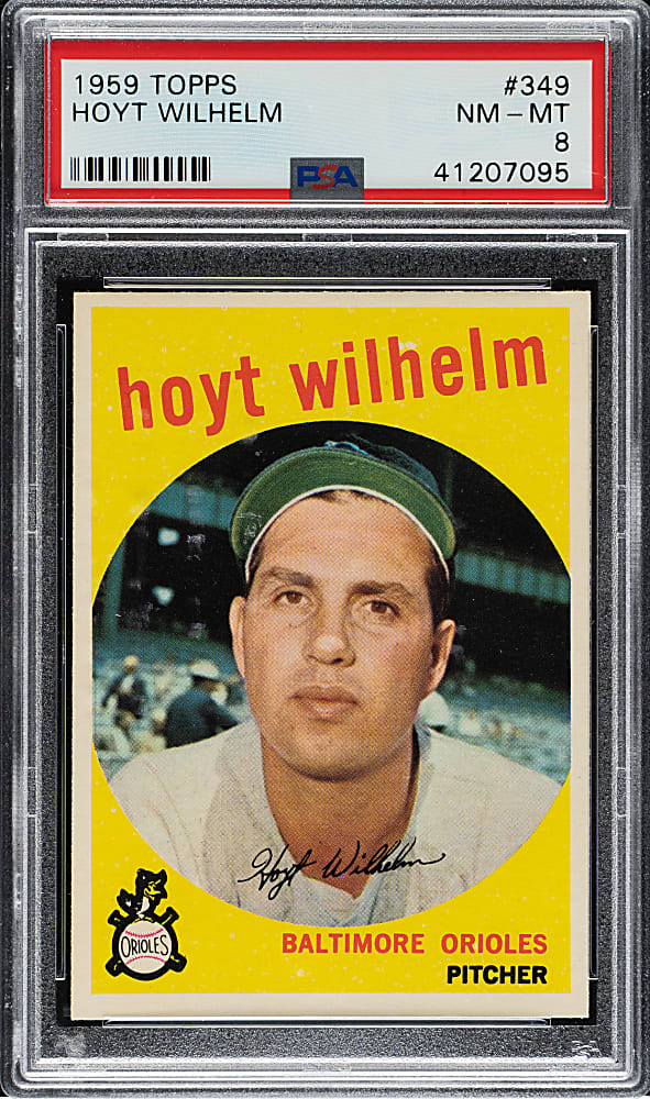 1959 Topps #349 Hoyt Wilhelm PSA NM-MT 8