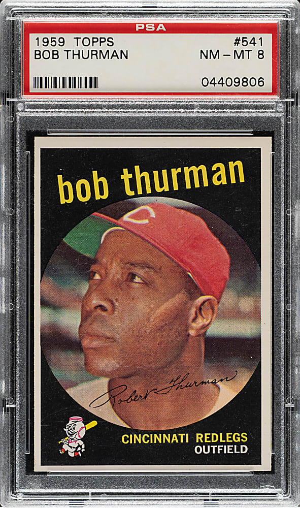 1959 Topps #541 Bob Thurman PSA NM-MT 8