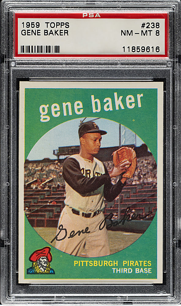 1959 Topps #238 Gene Baker PSA NM-MT 8