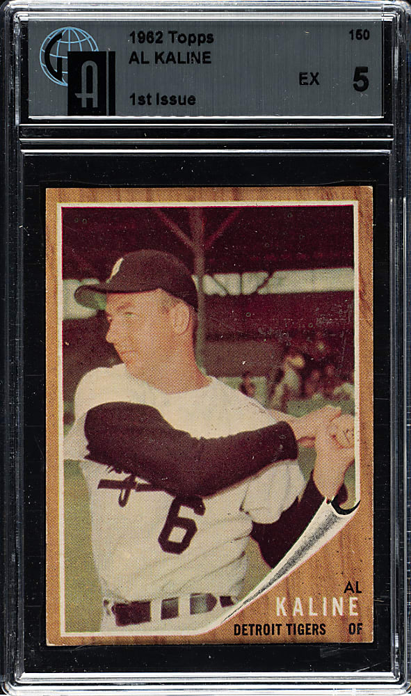 1962 Topps #150 Al Kaline GAI EX 5