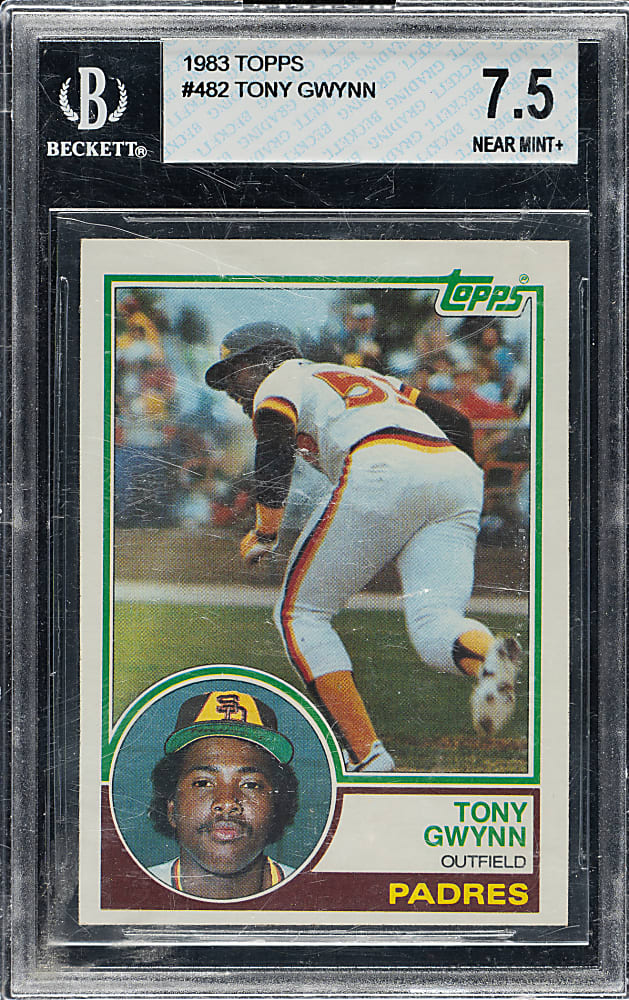 1983 Topps #482 Tony Gwynn Rookie BGS NM+ 7.5