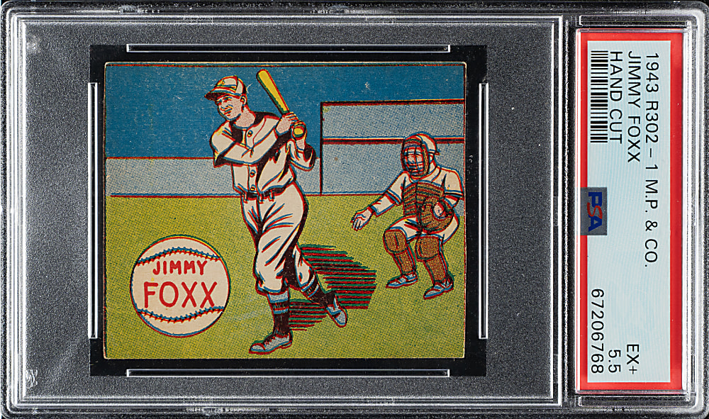 1943 R302-1 M. P. & Co. Jimmy Foxx PSA EX+ 5.5