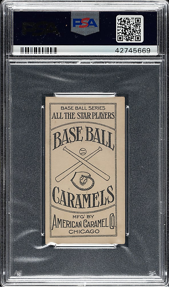 1910 E90-3 American Caramel Jimmy Sheckard PSA GOOD+ 2.5