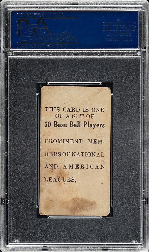 1909 E101 Anonymous "Set of 50" Dots Miller Fielding PSA POOR 1