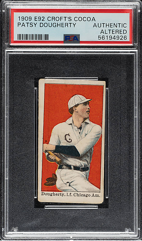 1909 E92 Croft's Cocoa Patsy Dougherty PSA Authentic
