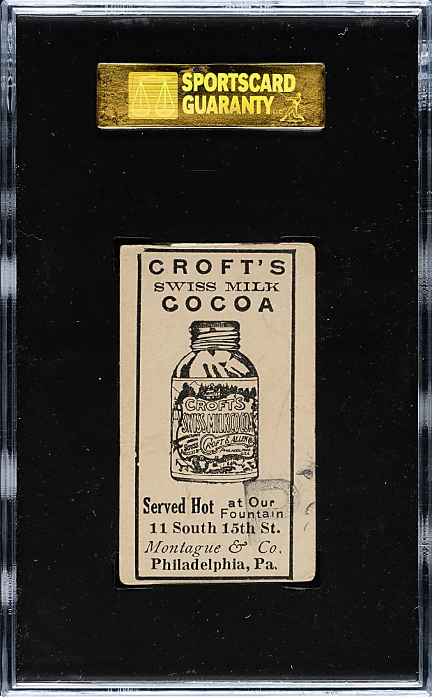 1909 E92 Croft's Cocoa Otto Knabe SGC Authentic
