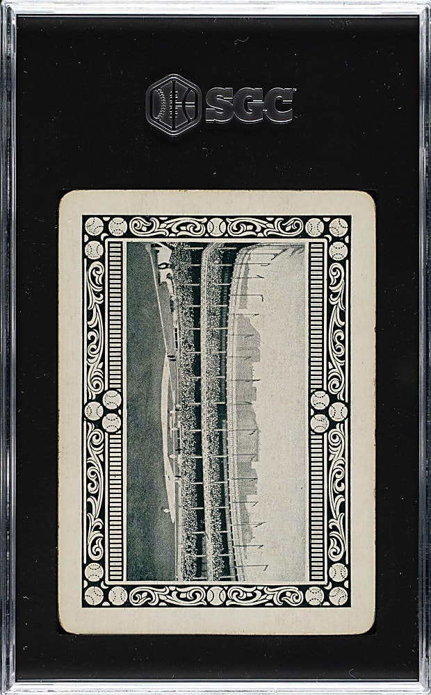 1914 WG4 Polo Grounds Game Christy Mathewson SGC EX 5