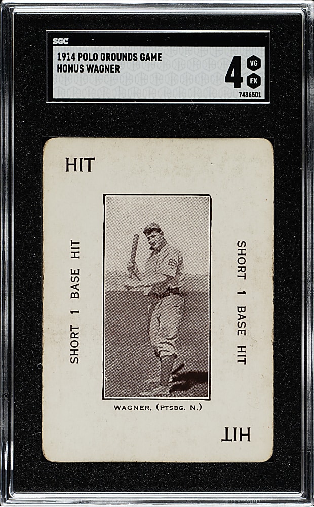 1914 WG4 Polo Grounds Game Honus Wagner SGC VG/EX 4