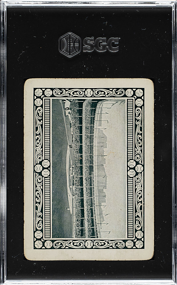 1914 WG4 Polo Grounds Game Honus Wagner SGC VG/EX 4