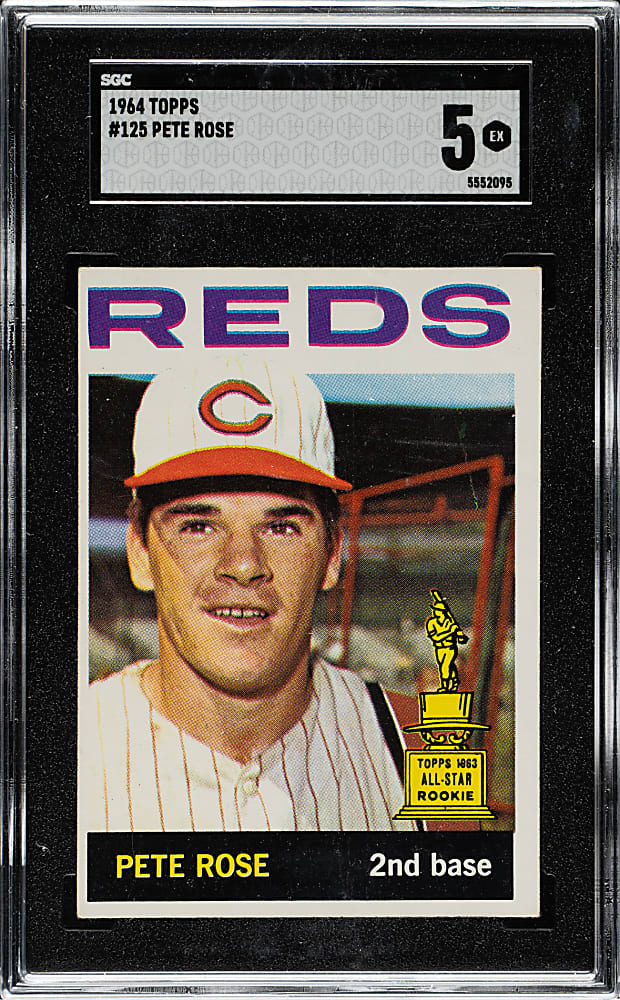 1964 Topps #125 Pete Rose SGC EX 5
