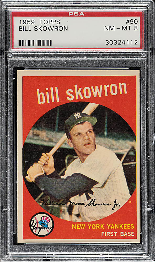 1959 Topps #90 Bill Skowron PSA NM-MT 8