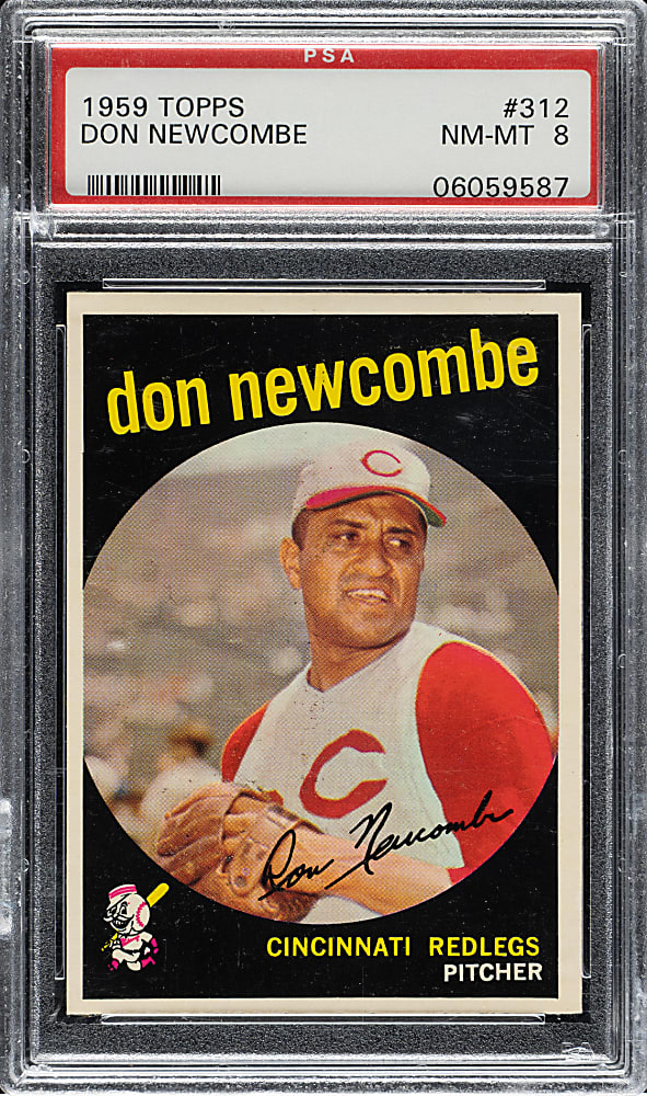1959 Topps #312 Don Newcombe PSA NM-MT 8